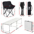 7pc Camping Table Chair Set Outdoor Folding Aluminium Portable Picnic