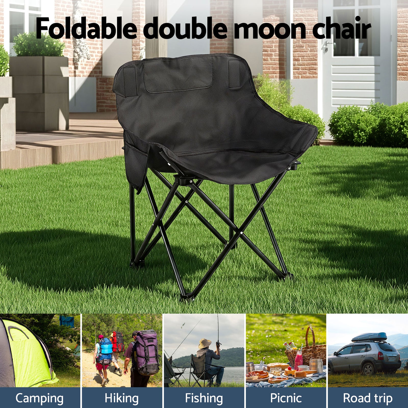 7pc Camping Table Chair Set Outdoor Folding Aluminium Portable Picnic