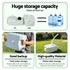 Portable Sink Wash Basin – 43L, Foot Pump, Waste Tank, Wheels, Soap & Towel Holder