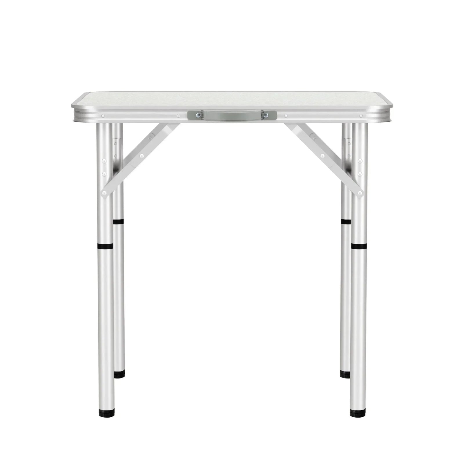 Folding Camping Table 60cm – Aluminium Portable Adjustable Height Outdoor