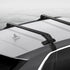 Universal Car Roof Racks Pod Aluminium Cross Bars Clamps Lockable 90cm Black