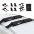 Kayak Roof Rack for Car, Universal Soft Roof Rack Pads for Surfboard SUP Canoe, Roof Bars for SUV Sedan without Side Rails, Portable Cross Bars with 4.5m Tie Down Straps & Ropes, 80kg Capacity