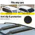 Kayak Roof Rack for Car, Universal Soft Roof Rack Pads for Surfboard SUP Canoe, Roof Bars for SUV Sedan without Side Rails, Portable Cross Bars with 4.5m Tie Down Straps & Ropes, 80kg Capacity