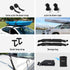 Kayak Roof Rack for Car, Universal Soft Roof Rack Pads for Surfboard SUP Canoe, Roof Bars for SUV Sedan without Side Rails, Portable Cross Bars with 4.5m Tie Down Straps & Ropes, 80kg Capacity