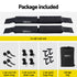 Kayak Roof Rack for Car, Universal Soft Roof Rack Pads for Surfboard SUP Canoe, Roof Bars for SUV Sedan without Side Rails, Portable Cross Bars with 4.5m Tie Down Straps & Ropes, 80kg Capacity
