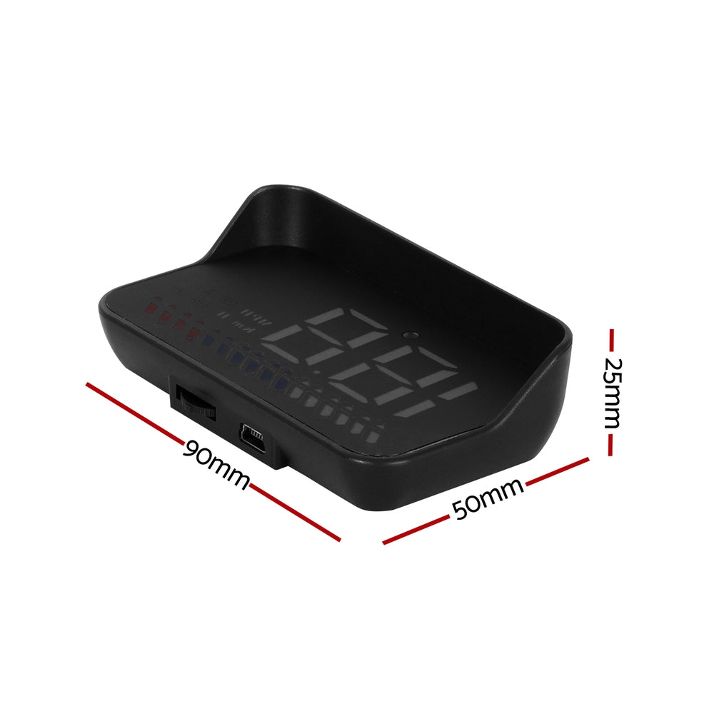 Universal Car Digital GPS Speedometer OBDHeads Up Display Overspeed Warning Alarm