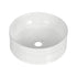 Bathroom Basin Vanity Sink Vessel Ceramic White Round Countertop 36cm