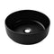 Bathroom Basin Ceramic Vanity Sink Vessel Bowl Wash Matte Black Round Countertop