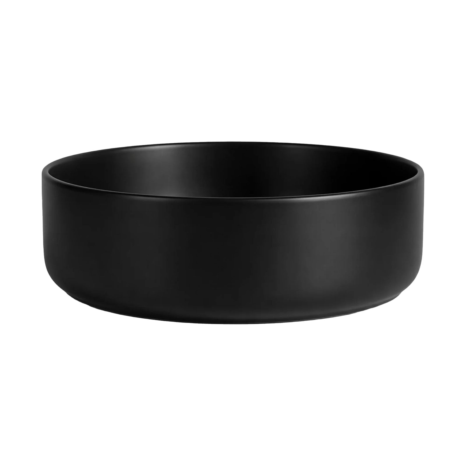 Bathroom Basin Ceramic Vanity Sink Vessel Bowl Wash Matte Black Round Countertop