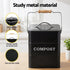 5L Compost Bin Kitchen Countertop Food Waste Caddy Black