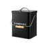 5L Compost Bin Kitchen Countertop Food Waste Caddy Black