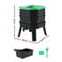 Compost Bin 4-Tray Stackable Worm Farm Composter with Liquid Fertiliser Tap