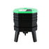 Compost Bin 4-Tray Stackable Worm Farm Composter with Liquid Fertiliser Tap