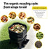 Compost Bin 4-Tray Stackable Worm Farm Composter with Liquid Fertiliser Tap