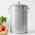Compost Bin Kitchen Countertop Food Waste Caddy 6L Silver