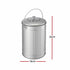 Compost Bin Kitchen Countertop Food Waste Caddy 6L Silver