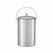 6L Stainless Steel Kitchen Compost Bin Food Waste Caddy Silver