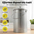 Compost Bin Kitchen Countertop Food Waste Caddy 6L Silver