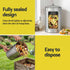 Compost Bin Kitchen Countertop Food Waste Caddy 6L Silver