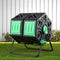 Compost Bin Dual-Chamber 130L Composter Tumbler Rotating Garden Recycle Food Waste