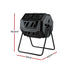 Compost Bin Dual-Chamber 160L Composter Tumbler Rotating Garden Recycle Food Waste