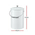 Compost Bin Kitchen Compost Caddy Food Waste Bin Bench White