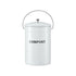 Compost Bin Kitchen Compost Caddy Food Waste Bin Bench White