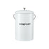 Compost Bin Kitchen Compost Caddy Food Waste Bin Bench White