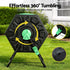 Compost Bin 65L Composter Tumbler Rotating Outdoor With Sliding Door