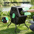 Compost Bin 65L Composter Tumbler Rotating Outdoor With Sliding Door
