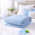 Giselle Cooling Throw Blanket 130x170cm Blue Double Sided Light Summer Throw