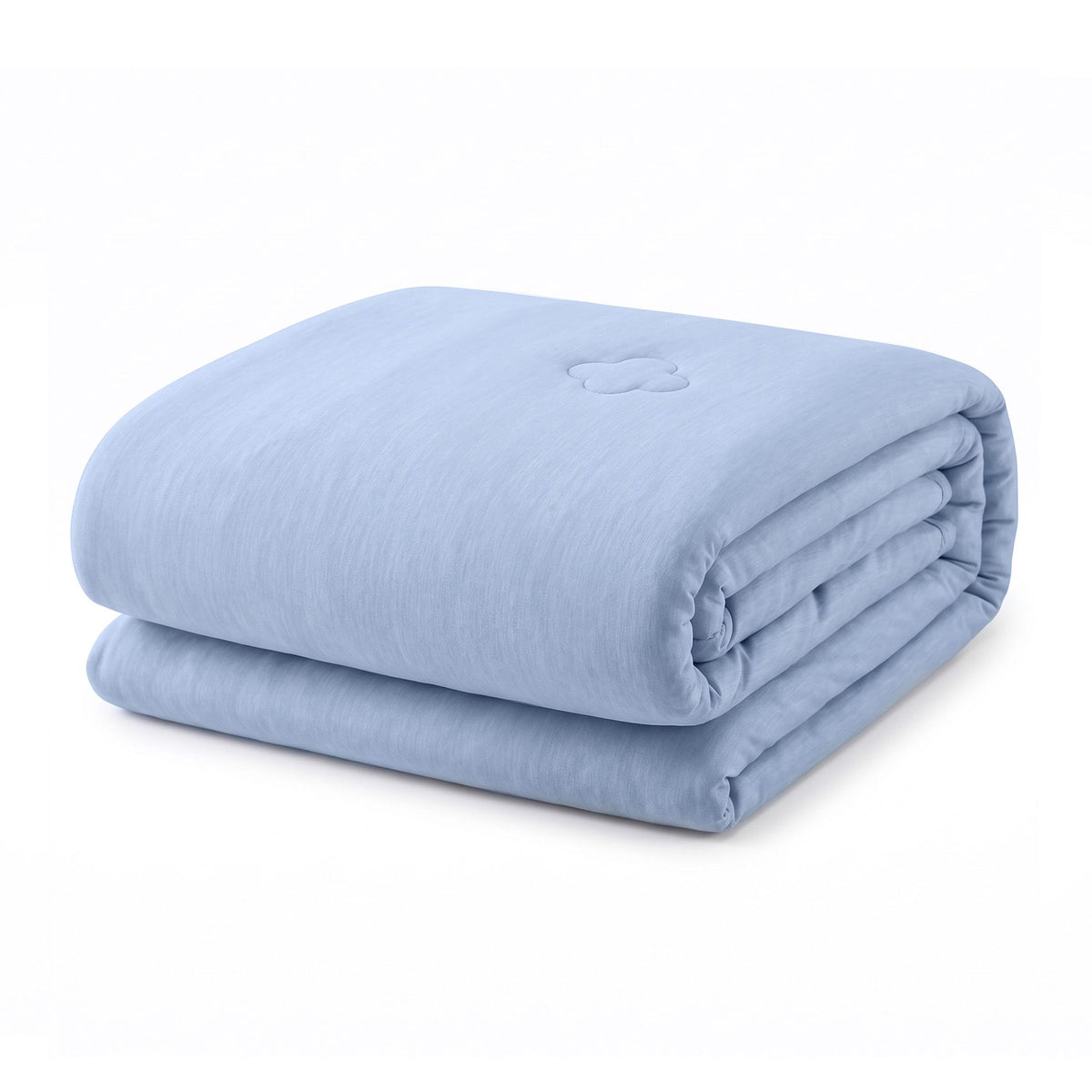 Giselle Cooling Throw Blanket 130x170cm Blue Double Sided Light Summer Throw