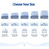 Giselle Cooling Blanket Double 180x210cm Blue Double Sided Light Summer Quilt