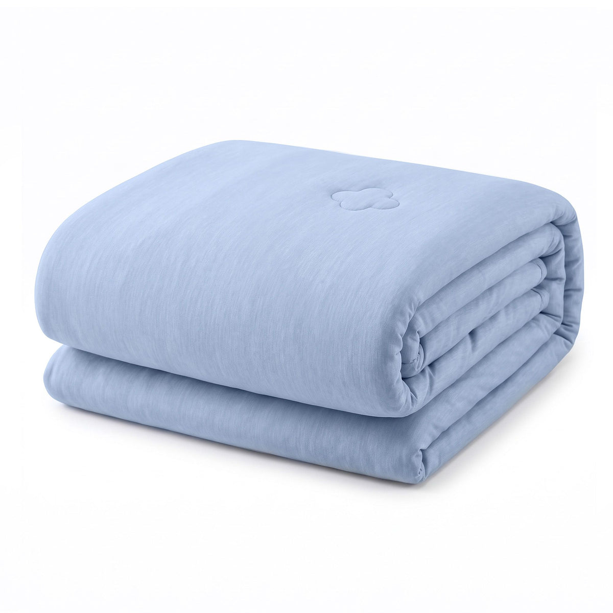 Giselle Cooling Blanket Double 180x210cm Blue Double Sided Light Summer Quilt