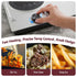 2400W Ceramic Cooktop – 2‑Zone Infrared, Knob Control, Black Glass