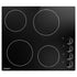 60cm Ceramic Cooktop – 4 Zones, 6000W, Knob Controls, Built‑In, Black
