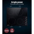 60cm Ceramic Cooktop – 4 Zones, 6000W, Knob Controls, Built‑In, Black