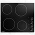 60cm Ceramic Cooktop – 4 Zones, 6000W, Knob Controls, Built‑In, Black