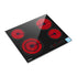 Ceramic Cooktop 5 Zones – 7600W, Touch Control, Dual Zone, Black Glass