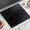 60cm Ceramic Cooktop – 4 Zones, Touch Control, 6000W, Black Glass