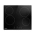 60cm Ceramic Cooktop – 4 Zones, Touch Control, 6000W, Black Glass