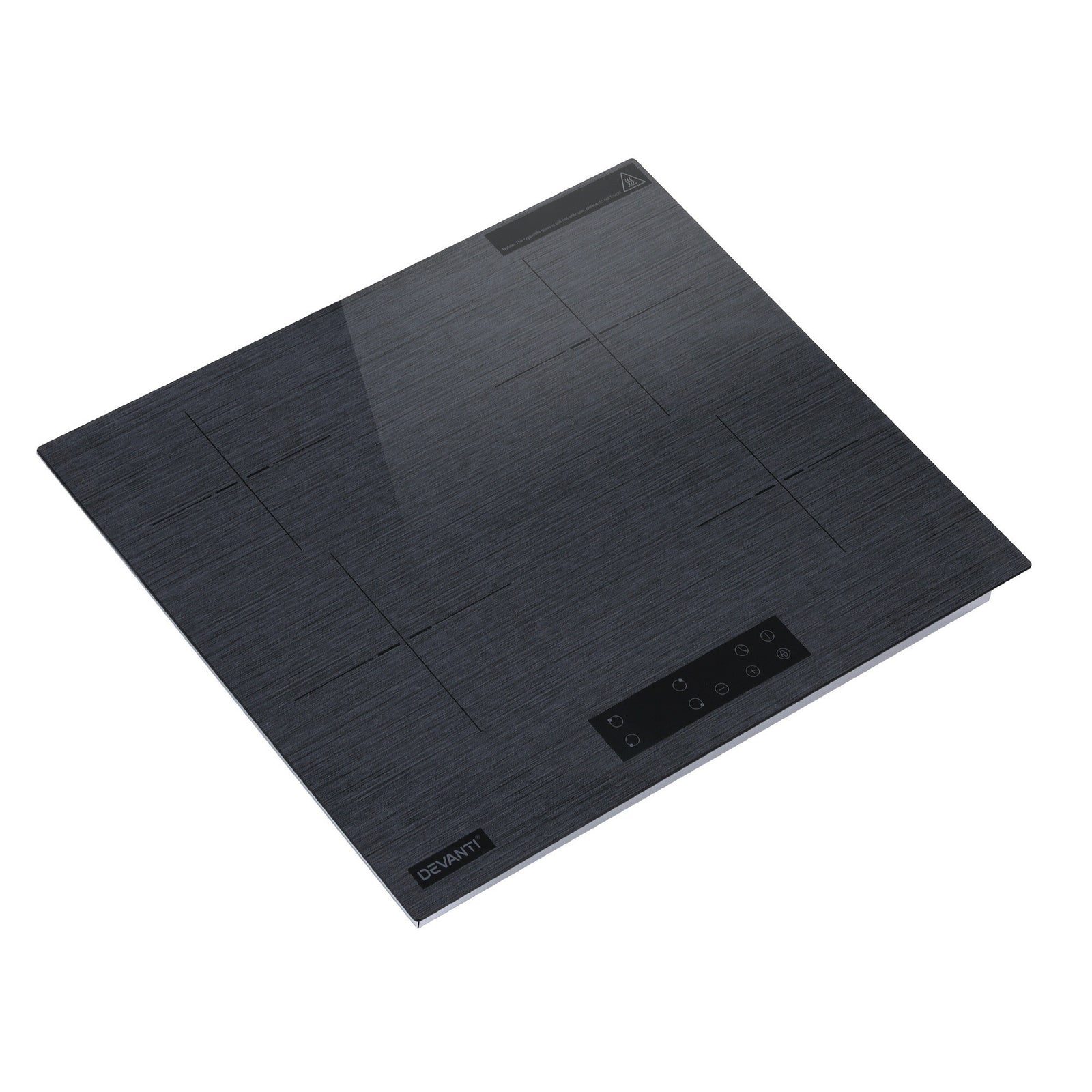 Electric Ceramic Cooktop 60cm Touch Control Grey