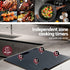 Electric Ceramic Cooktop 60cm Touch Control Grey