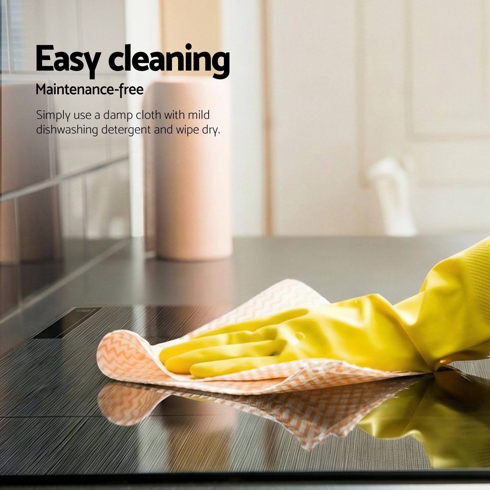 Electric Ceramic Cooktop 60cm Touch Control Grey