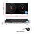 Devanti Portable Ceramic Cooktop Dual Burner Electric Hot Plate 2800W Black