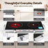 Devanti Portable Ceramic Cooktop Dual Burner Electric Hot Plate 2800W Black