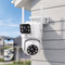 UL-Tech Wireless Security Camera Outdoor Indoor, 2.5K Dual Lens Pan Tilt, 4MP (2×2MP) IP Camera, Motion Detection, Auto-Tracking, Colour Night Vision, 2.4G WiFi, Two-Way Audio, Pet Baby Surveillance