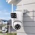 UL-Tech Wireless Security Camera Outdoor Indoor, 2.5K Dual Lens Pan Tilt, 4MP (2×2MP) IP Camera, Motion Detection, Auto-Tracking, Colour Night Vision, 2.4G WiFi, Two-Way Audio, Pet Baby Surveillance