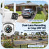 UL-Tech Wireless Security Camera Outdoor Indoor, 2.5K Dual Lens Pan Tilt, 4MP (2×2MP) IP Camera, Motion Detection, Auto-Tracking, Colour Night Vision, 2.4G WiFi, Two-Way Audio, Pet Baby Surveillance