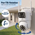 UL-Tech Wireless Security Camera Outdoor Indoor, 2.5K Dual Lens Pan Tilt, 4MP (2×2MP) IP Camera, Motion Detection, Auto-Tracking, Colour Night Vision, 2.4G WiFi, Two-Way Audio, Pet Baby Surveillance